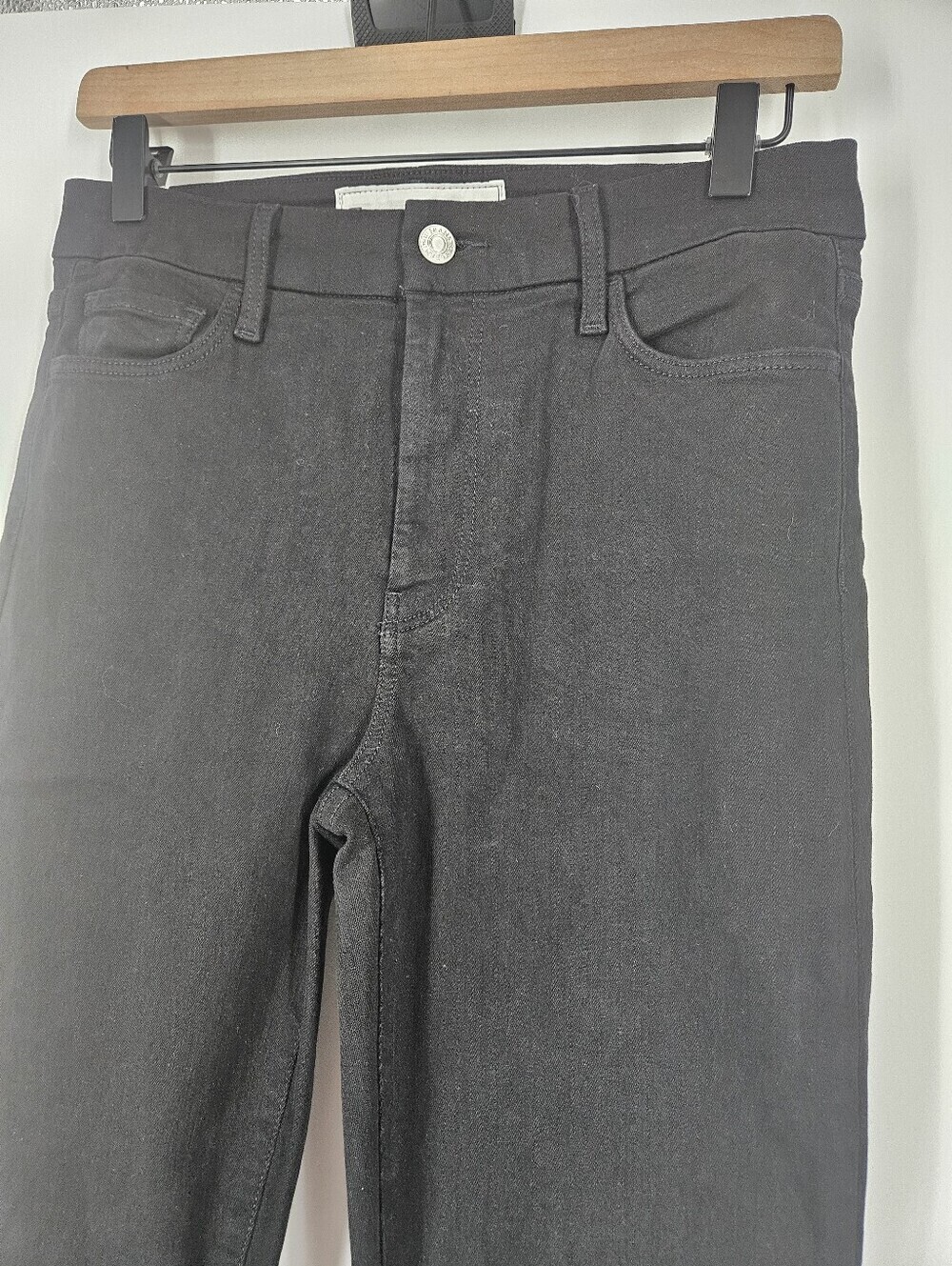 Frank & Eileen Black Sligo Raw Hem Skinny Jeans - Picture 3 of 15